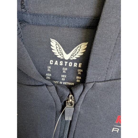Castore Red Bull Racing Official Team Hoodie Unisex XL Navy Long Sleeve Full Zip - Picture 3 of 4